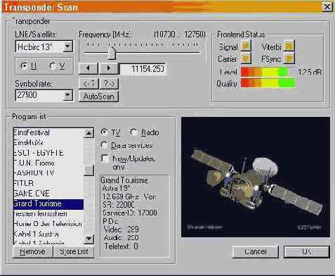   Transponder Scan ( )